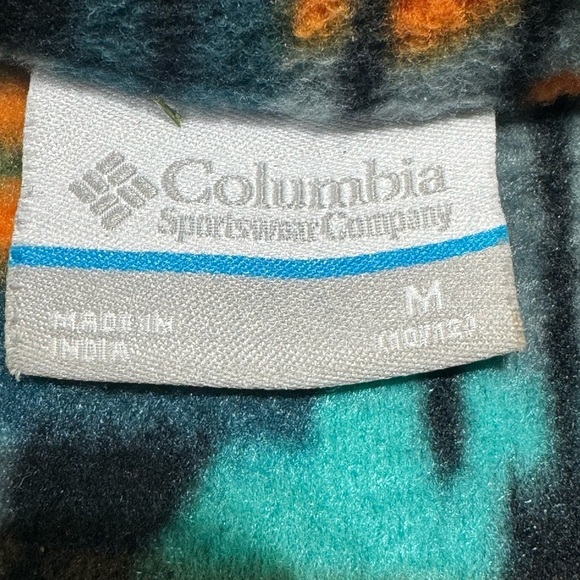 Columbia Boys' Castle Dale Printed Full Zip Fleece Size M (10-12) - Picture 4 of 7